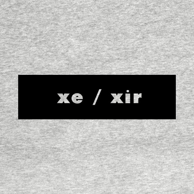 xe / xir - black by banditotees